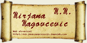 Mirjana Magovčević vizit kartica